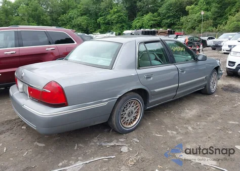 2000 Mercury Grand Marquis Gs из США, поврежденный, VIN 2MEFM74W9YX631315